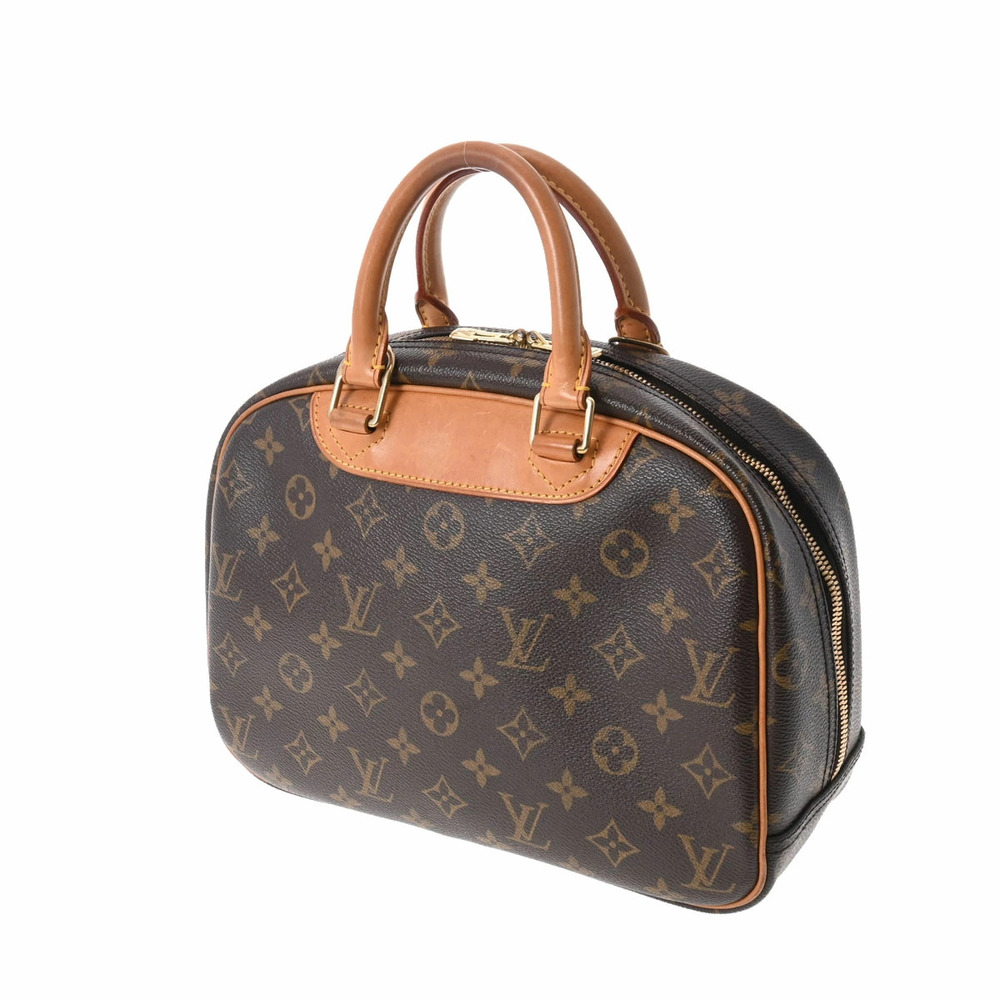 LOUIS VUITTON Monogram Trouville Brown Canvas Handbag - Picture 2 of 11
